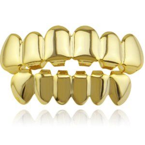 18k Gold Plated Hiphop Teeth Grills